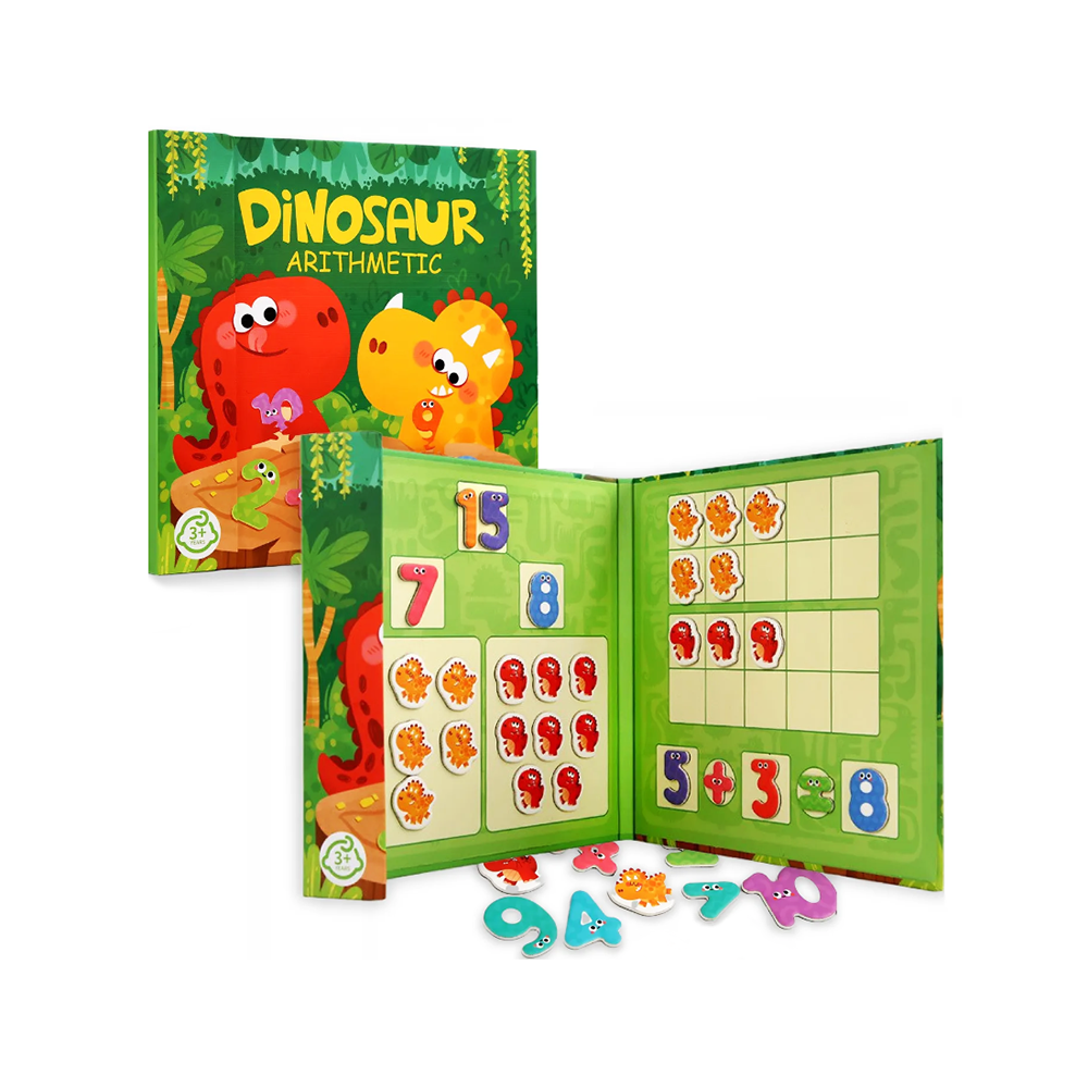 Juego de contar de dinosaurio Montessori